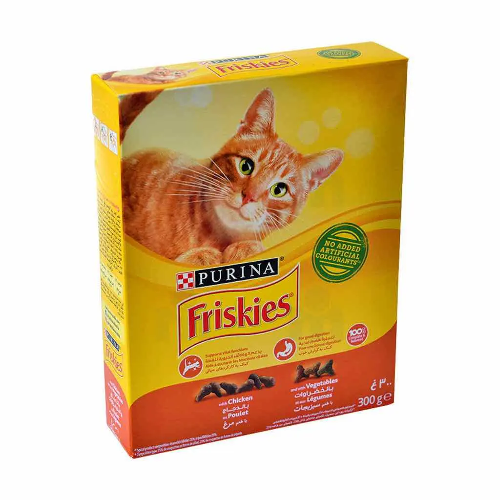 Croquettes au poulet et aux légumes pour chat adulte 300g - FRISKIES 2