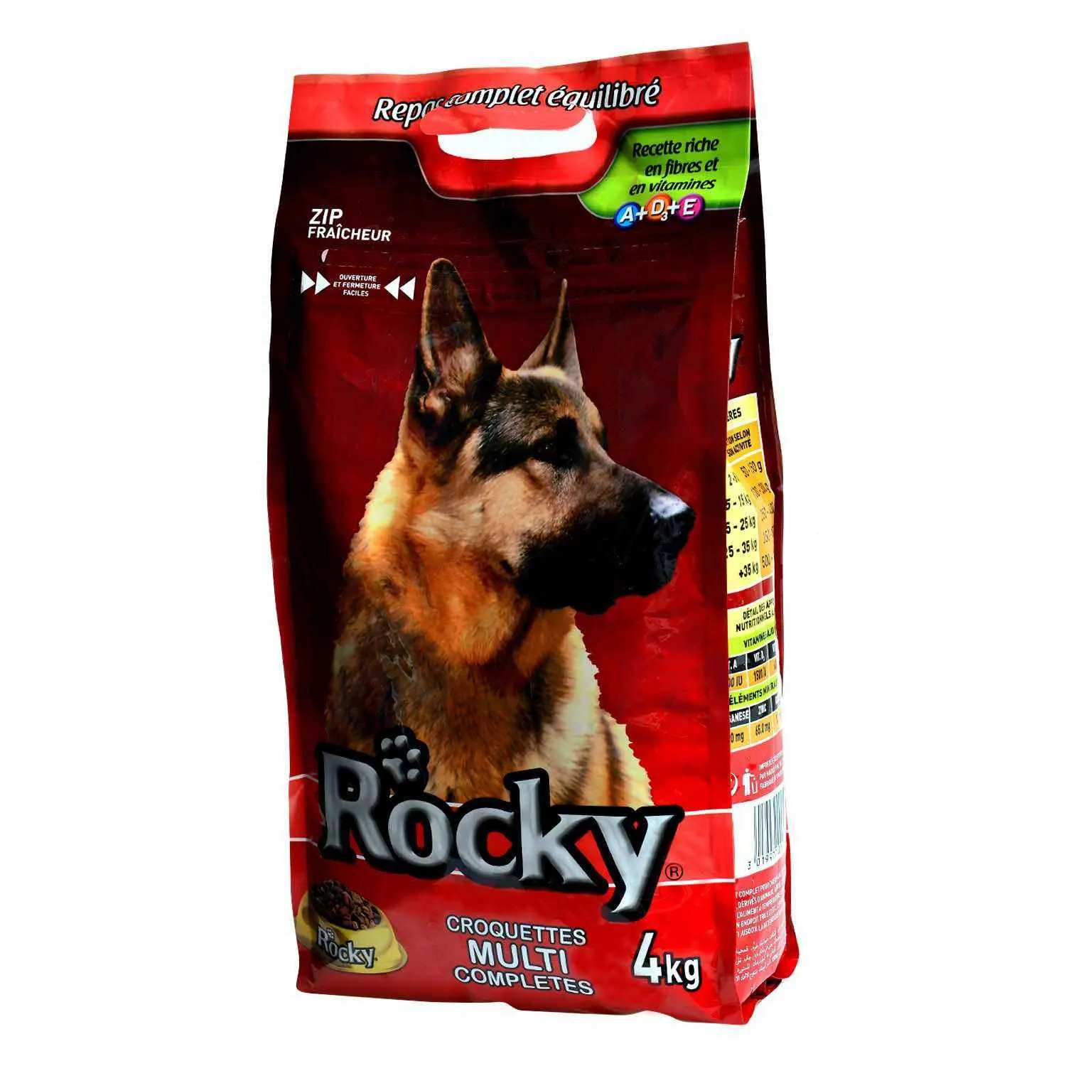 Croquettes multi-complètes pour chien adulte 4Kg - ROCKY 2