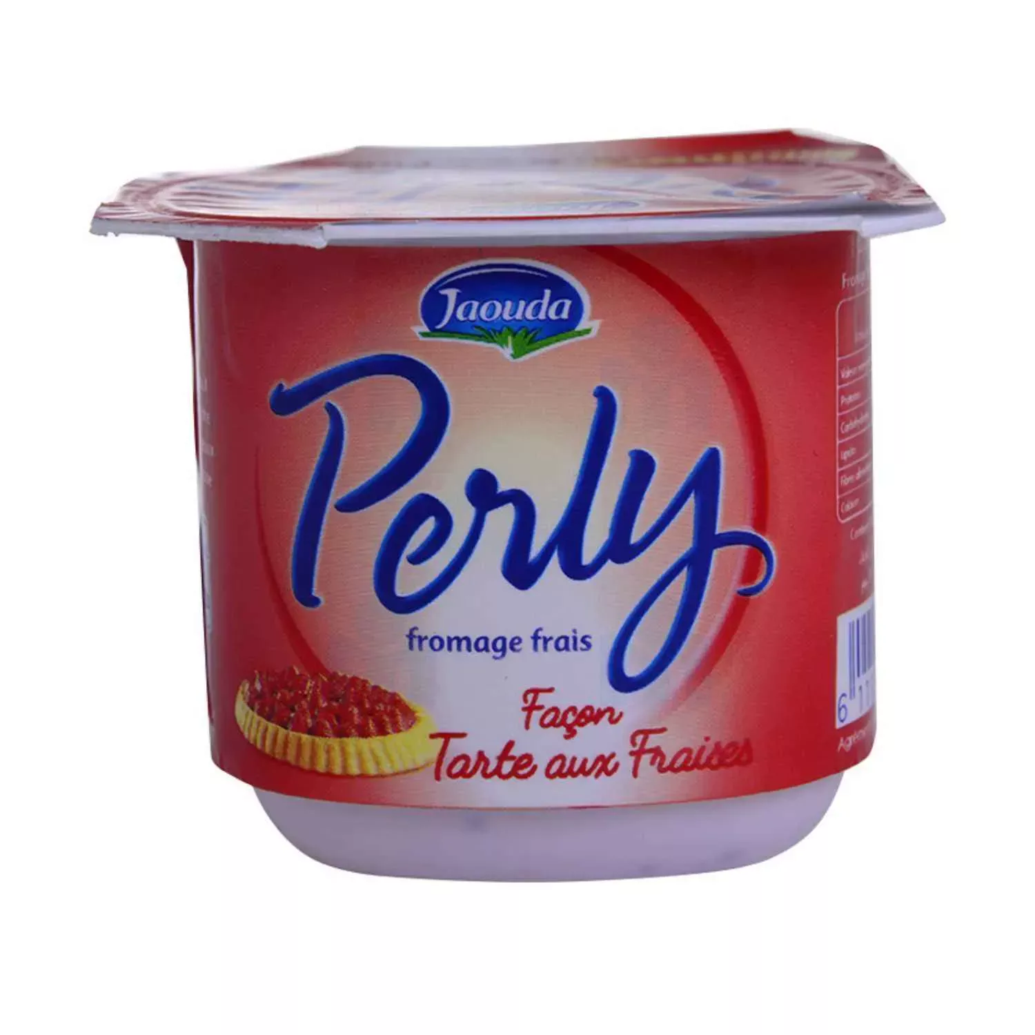 Fromage frais façon tarte aux fraises 85g - PERLY 1