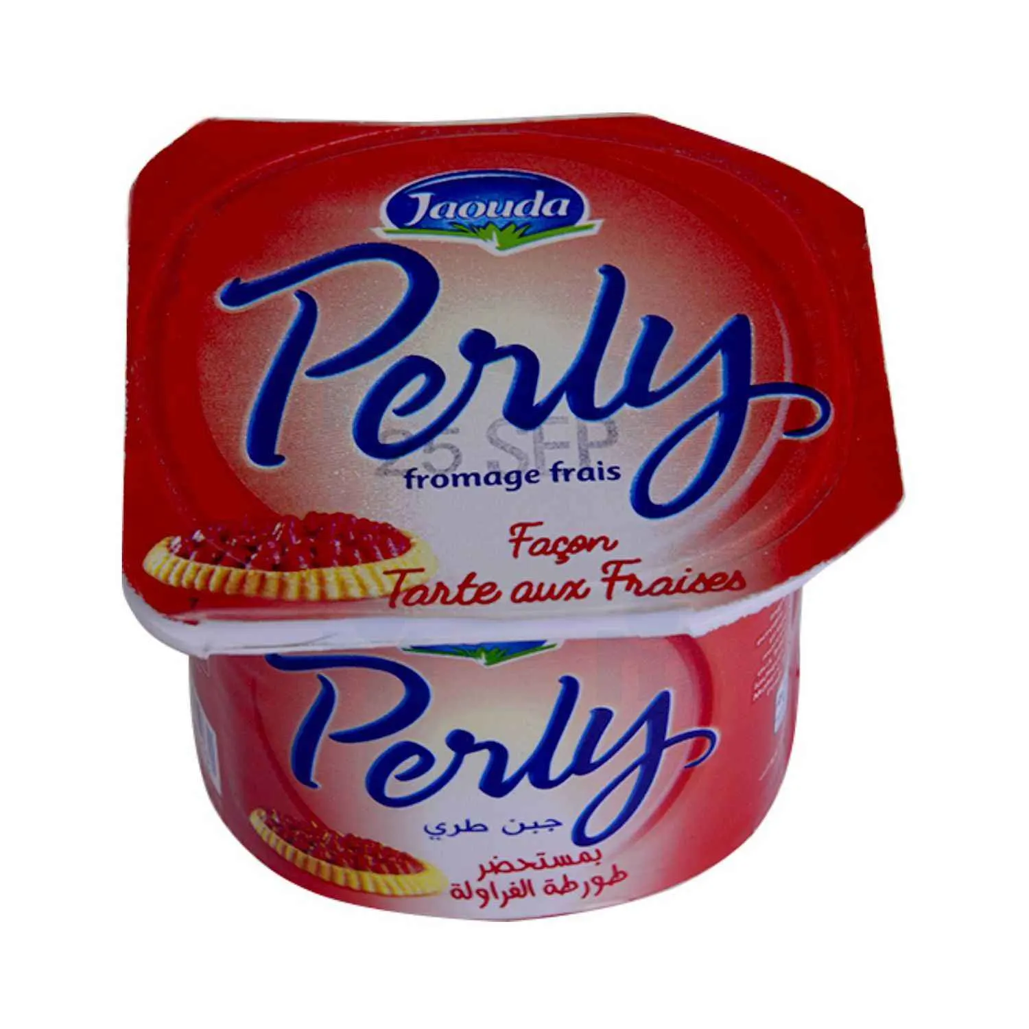 Fromage frais façon tarte aux fraises 85g - PERLY 2