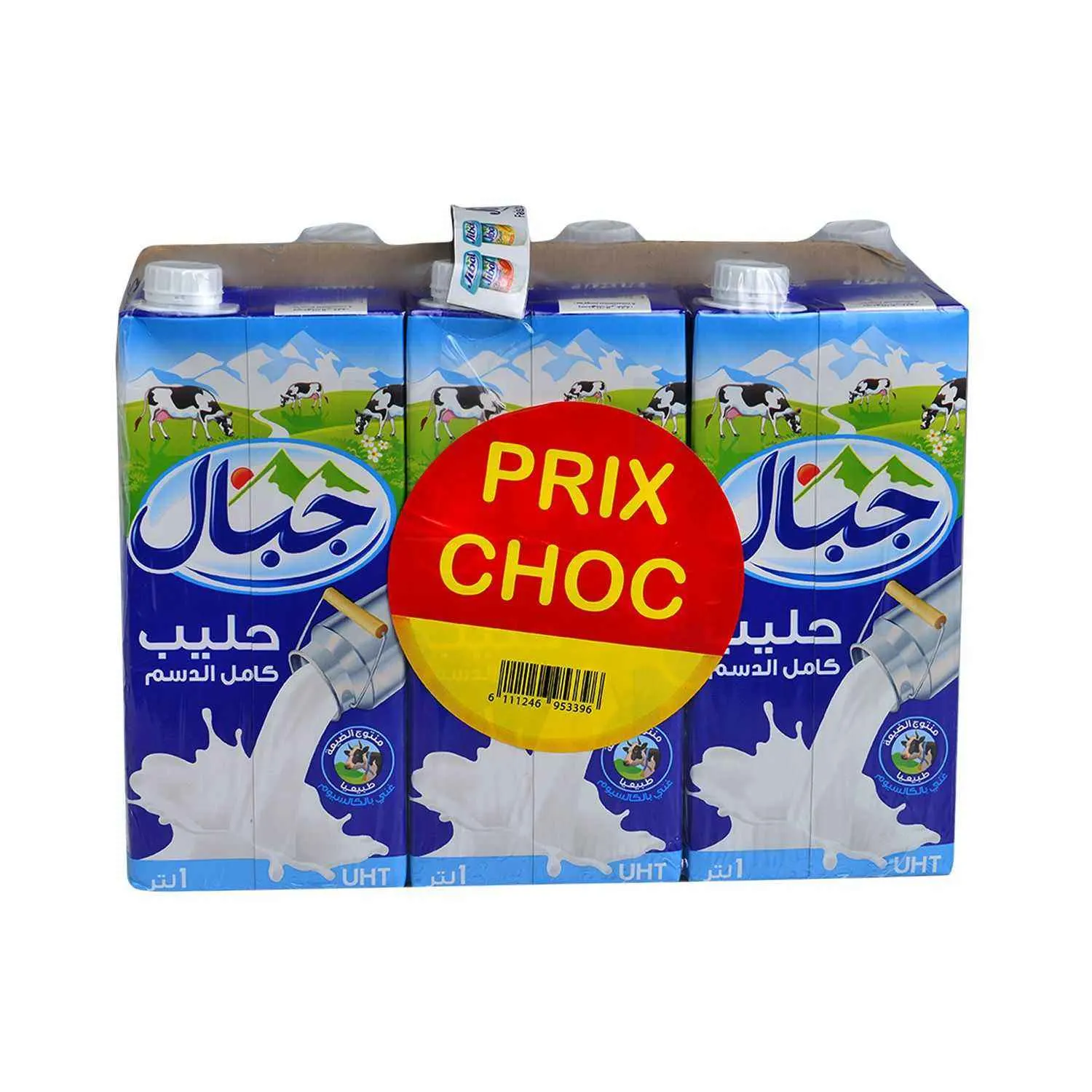 Lait entier naturel stérilisé UHT 6x1L - JIBAL 4