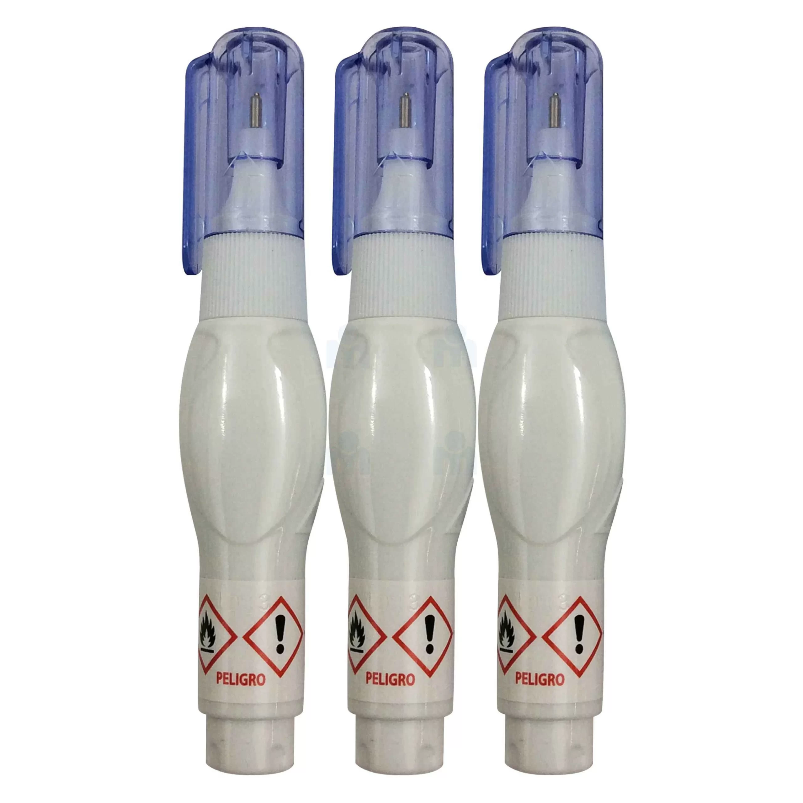 Lot de 3 mini stylos correcteurs 4ml - AUCHAN 1