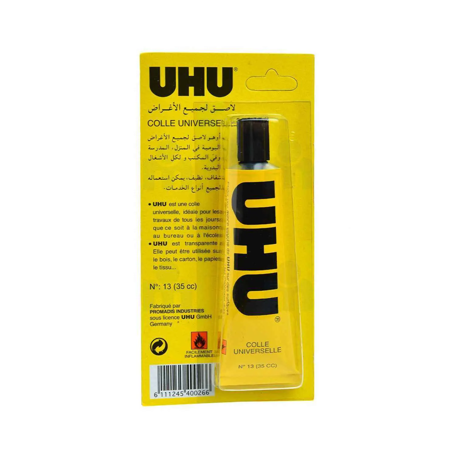 Tube colle universelle n°13 35 CC - UHU